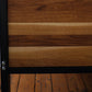 Bett im Industrial Design aus Stahl und Eichenholz